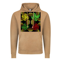 African And Leaf Seamless Pattern Vintage Hoodie | Teevron