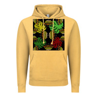Vintage Mustard african and leaf seamless pattern Vintage Hoodie - BundleAndBundleShop