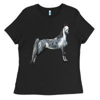 Black Tennessee Walking Horse Ladies Tee - LillyAllenDesigns