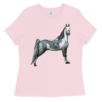 Bubblegum Pink Tennessee Walking Horse Ladies Tee - LillyAllenDesigns