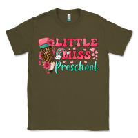 Army Green little miss preschool Classic Tee - BundleAndBundleShop