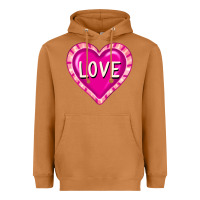 Meerkat valentine's day hearts Heavyweight Hoodie - FaDigitalArtStudio