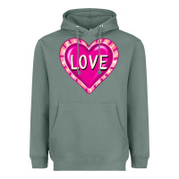 Sage valentine's day hearts Heavyweight Hoodie - FaDigitalArtStudio