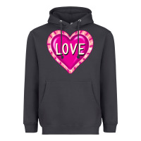 Smoke valentine's day hearts Heavyweight Hoodie - FaDigitalArtStudio