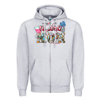 Heather Grey Nurse mom Mother's Day Zipper Hoodie - HowdyJamesFarm