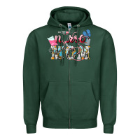 Sports Green Nurse mom Mother's Day Zipper Hoodie - HowdyJamesFarm