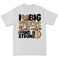Dove Grey i love big sacks tight ends and a strong d Premium Tee - MaliasSmallBusiness