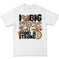 White i love big sacks tight ends and a strong d Premium Tee - MaliasSmallBusiness