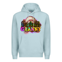 Blue Mist baseball granny Premium Hoodie - OliviaCreatesArt