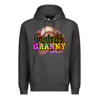 Charcoal Heather baseball granny Premium Hoodie - OliviaCreatesArt