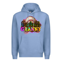 Colony Blue baseball granny Premium Hoodie - OliviaCreatesArt