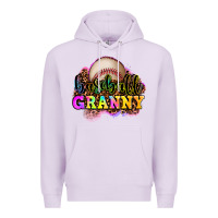 Lilac baseball granny Premium Hoodie - OliviaCreatesArt