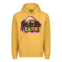 Mustard baseball granny Premium Hoodie - OliviaCreatesArt