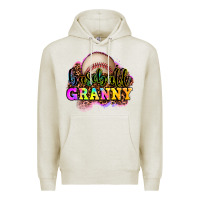Oatmeal Heather baseball granny Premium Hoodie - OliviaCreatesArt