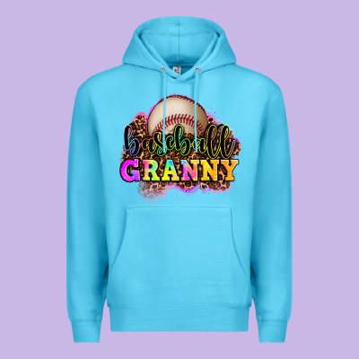 Baseball Granny Premium Hoodie Designed By Oliviacreatesart
