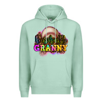 Seafoam baseball granny Premium Hoodie - OliviaCreatesArt