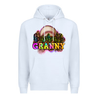 White baseball granny Premium Hoodie - OliviaCreatesArt