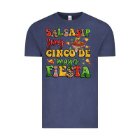 Vintage Denim salsasip sway cinco de mayo fiesta Vintage Tee - LillyAllenDesigns