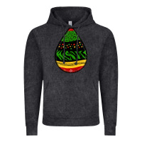 Vintage Black teardrop african pattern Vintage Hoodie - BundleAndBundleShop