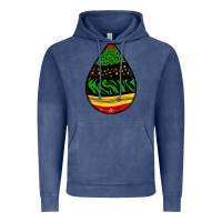 Vintage Denim teardrop african pattern Vintage Hoodie - BundleAndBundleShop