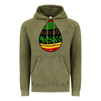 Vintage Olive teardrop african pattern Vintage Hoodie - BundleAndBundleShop