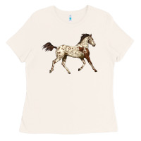 Bone Appaloosa Horse Ladies Tee - LillyAllenDesigns