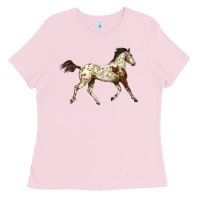 Bubblegum Pink Appaloosa Horse Ladies Tee - LillyAllenDesigns