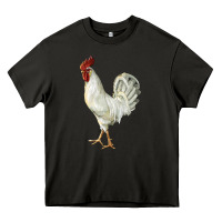 Asphalt Leghorn Rooster Heavy Core Tee - LillyAllenDesigns
