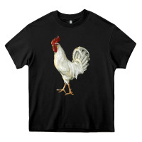 Black Leghorn Rooster Heavy Core Tee - LillyAllenDesigns