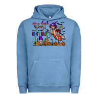 Pigment Pebble Blue on a dark highway cool wind in my hair Urban Hoodie - SublimationCraftShop
