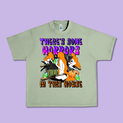 There's Some Horrors In This House Urban Heavy Tee Designed By Lillyallendesigns