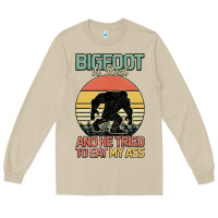 Mushroom Bigfoot is real and he tried to eat my ass Long Sleeve Tee - Bettercallsaul