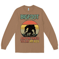 Toasted Coconut Bigfoot is real and he tried to eat my ass Long Sleeve Tee - Bettercallsaul
