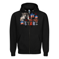 Black Oh my stars horse 4th of july Zipper Hoodie - CowGirlArtShop