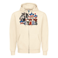 Sandshell Oh my stars horse 4th of july Zipper Hoodie - CowGirlArtShop