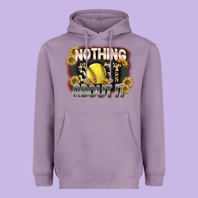 Nothing Soft About It Heavyweight Hoodie Designed By Fadigitalartstudio