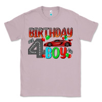 Lilac birthday boy 4 Classic Tee - BundleAndBundleShop