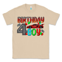 Mushroom birthday boy 4 Classic Tee - BundleAndBundleShop
