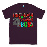 Plum birthday boy 4 Classic Tee - BundleAndBundleShop