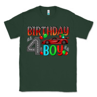 Sports Green birthday boy 4 Classic Tee - BundleAndBundleShop