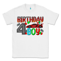 White birthday boy 4 Classic Tee - BundleAndBundleShop