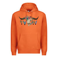 Carrot Texas Longhorn Bull Skull Premium Hoodie - JahusDesignShop