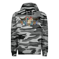 Slate Camo Texas Longhorn Bull Skull Premium Hoodie - JahusDesignShop