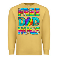 Pride Lgbtq Free Dad Hugs Premium Sweatshirt | Teevron