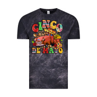 Cloud Black cinco de mayo truck Vintage Tee - LillyAllenDesigns