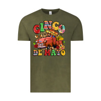 Vintage Olive cinco de mayo truck Vintage Tee - LillyAllenDesigns
