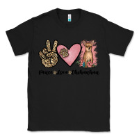 Black peace love chihuahua Classic Tee - JahusDesignShop
