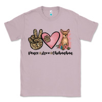 Lilac peace love chihuahua Classic Tee - JahusDesignShop