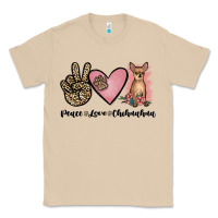 Mushroom peace love chihuahua Classic Tee - JahusDesignShop