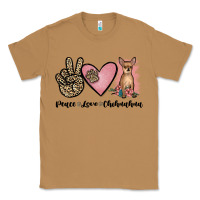 Toasted Coconut peace love chihuahua Classic Tee - JahusDesignShop